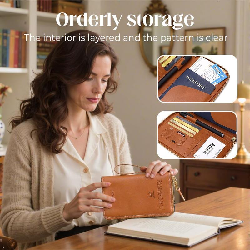 Multi-Functional RFID Passport Wallet