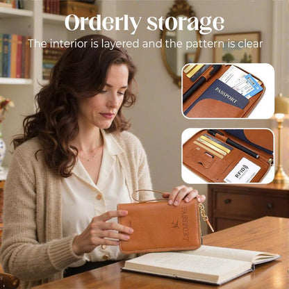 Multi-Functional RFID Passport Wallet