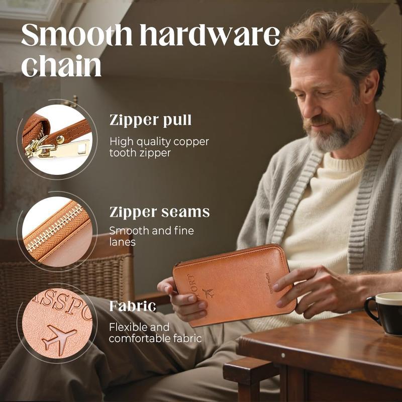 Multi-Functional RFID Passport Wallet