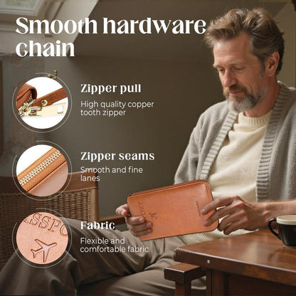 Multi-Functional RFID Passport Wallet