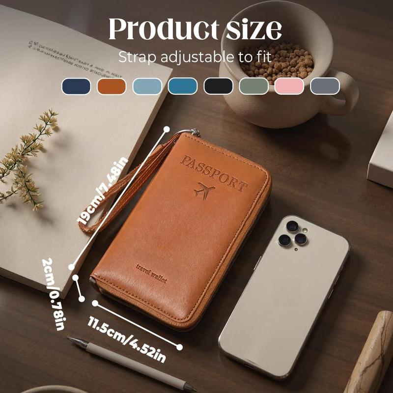 Multi-Functional RFID Passport Wallet