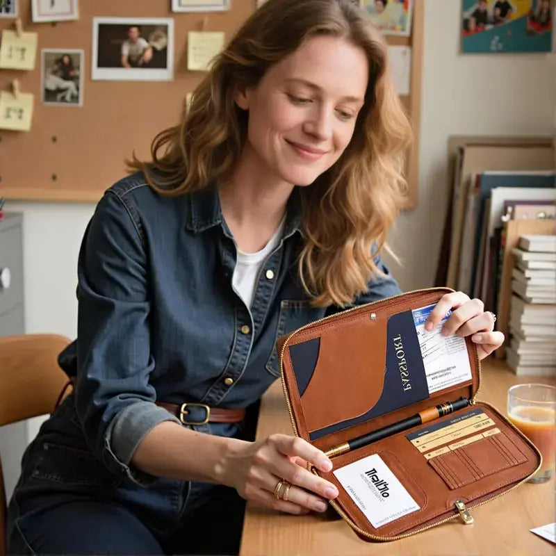 Multi-Functional RFID Passport Wallet