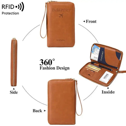 Multi-Functional RFID Passport Wallet