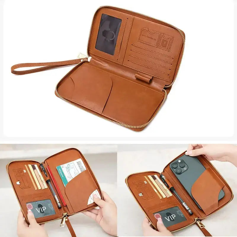 Multi-Functional RFID Passport Wallet