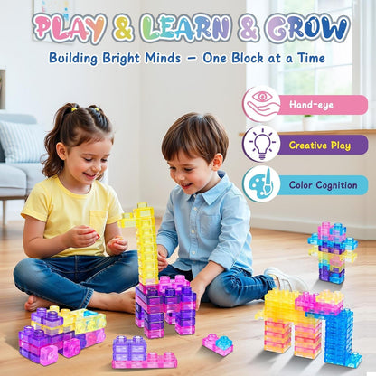 Kids Magic Jelly Block Finger Play Toy, Stress Relief Toy