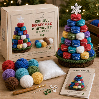🎄Sports Ball Christmas Tree Crochet Kit