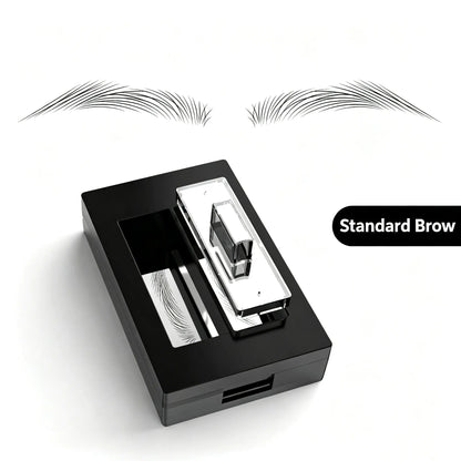 ✨ Reusable Hair-Stroke Eyebrow Stamp – Natural Waterproof Brows in Seconds