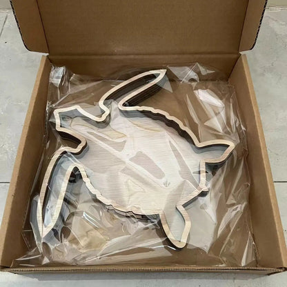 Turtle Wooden Shell Display Box