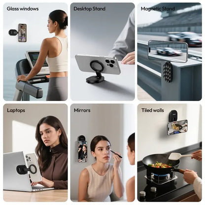 MagLock Suction Cup Phone Mount Desktop Stand