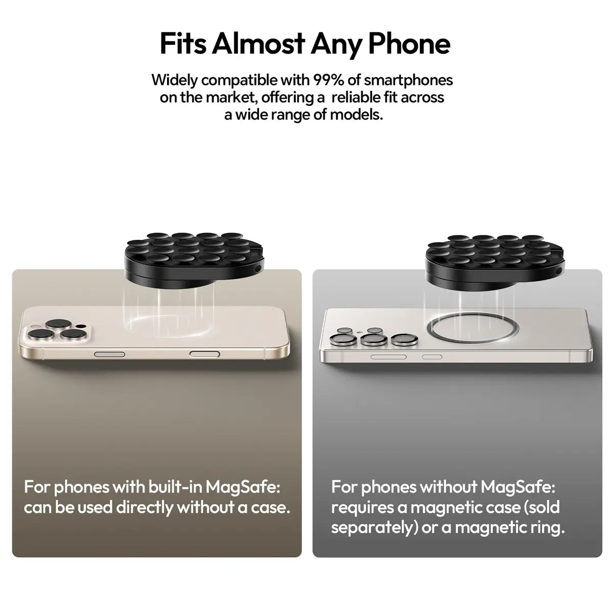 MagLock Suction Cup Phone Mount Desktop Stand
