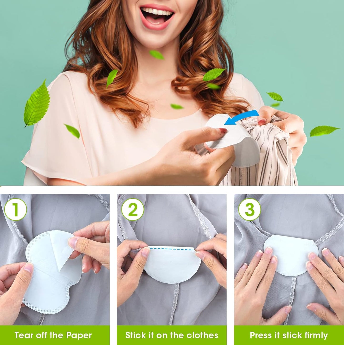 💧✨ Underarm Sweat Pads - Say goodbye to embarrassing sweat stains with this everyday anti-sweat product🛒