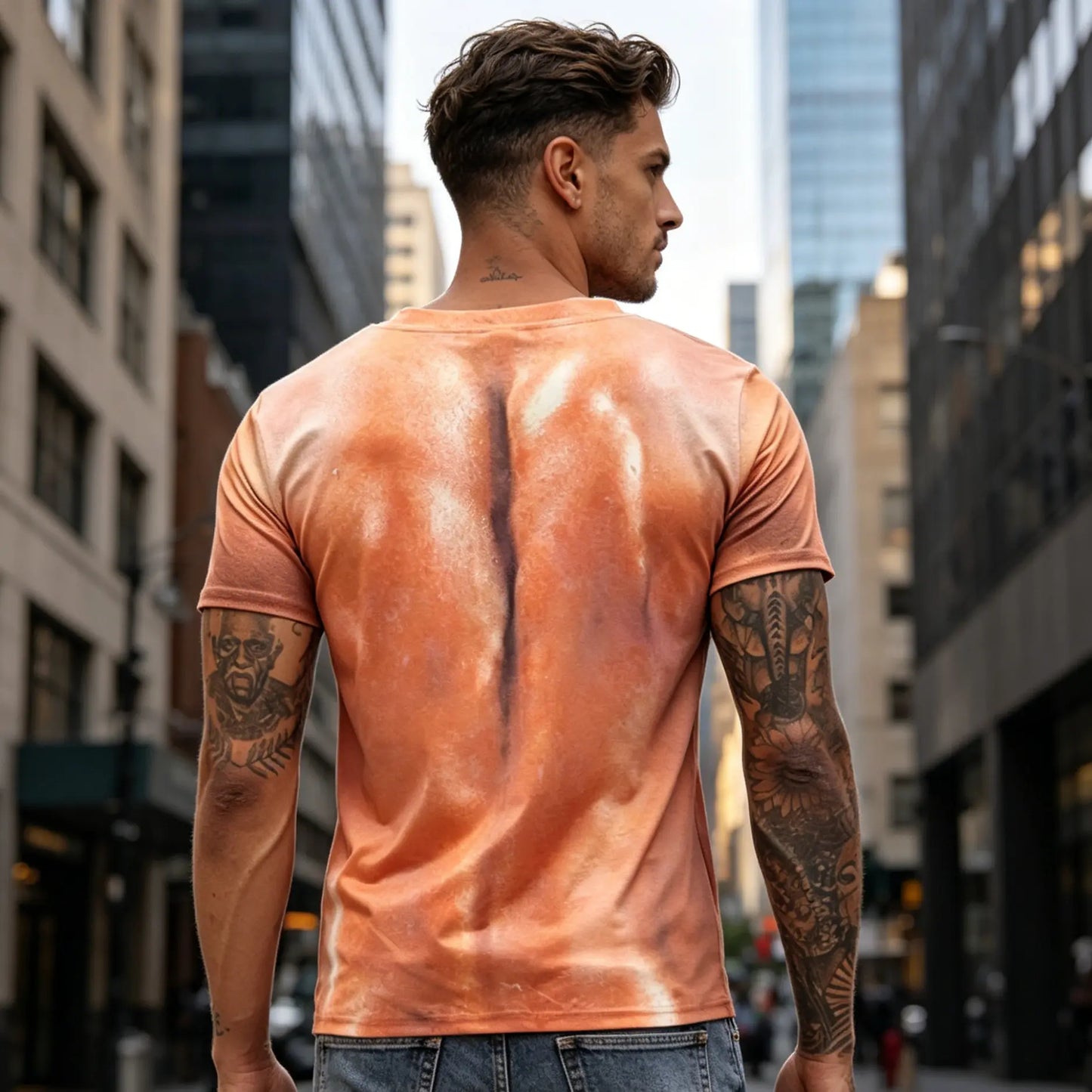 3D Muscle Fake Muscle T-Shirt