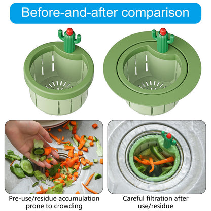 🌵Cactus Kitchen Automatic Dumping Sink Filter