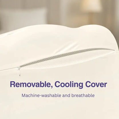 Ergonomic Cloud Pillow + FREE Cooling Pillowcase 🌙✨