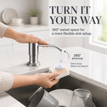 Kitchen Sink Dish Soap Dispenser