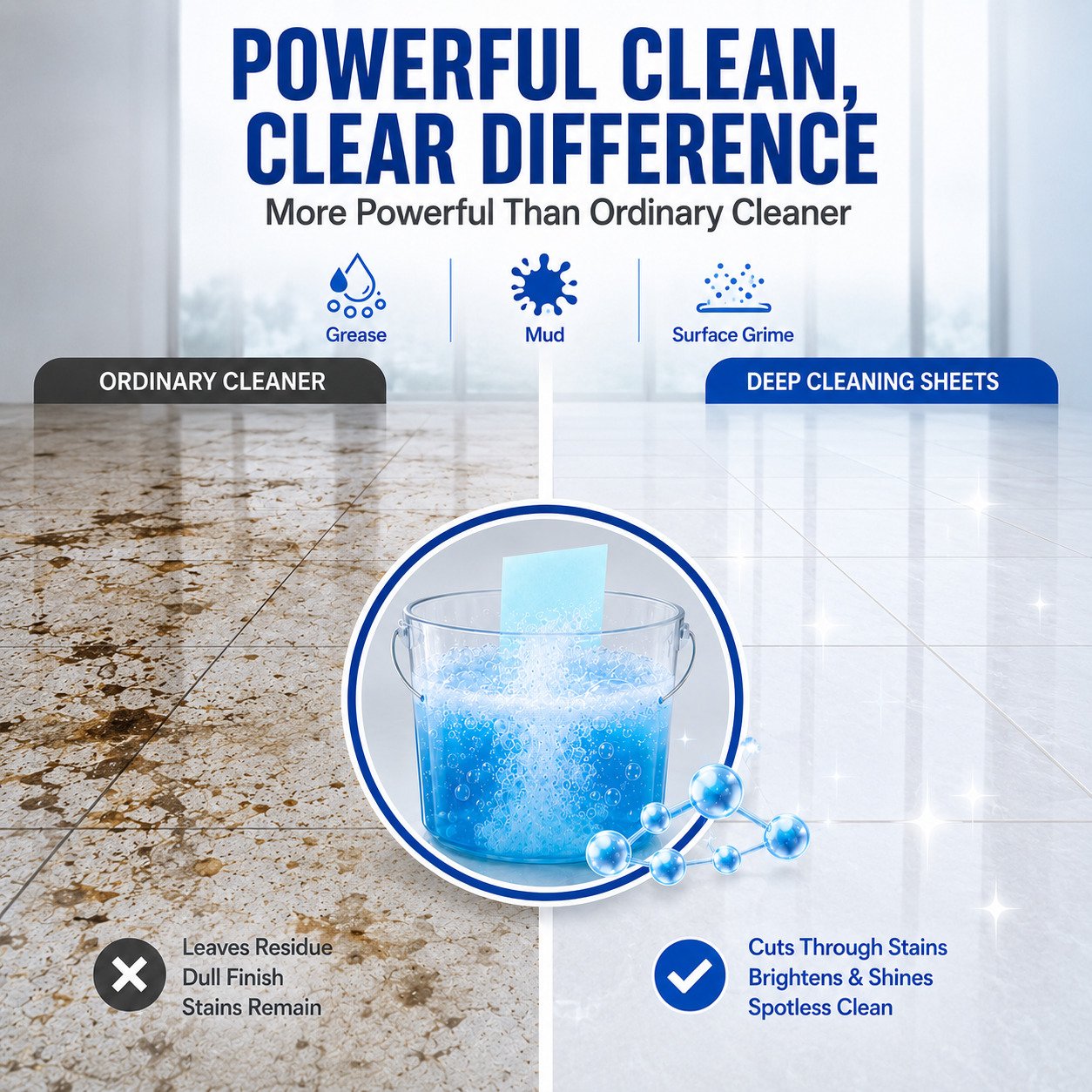 🫧Heavy-Duty Multi-Surface Dissolvable Cleaning Sheets