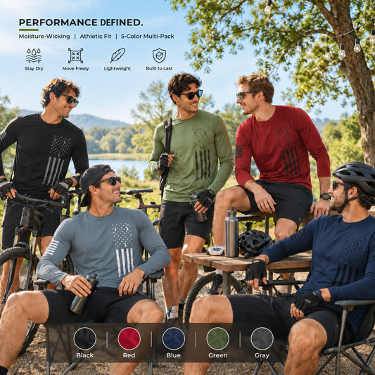 Men's Moisture-Wicking Athletic Training Shirts🏋️‍♂️
