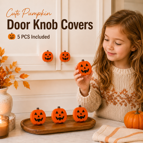 🎃 Halloween & Christmas Special | Fun Pumpkin Door Knob Covers