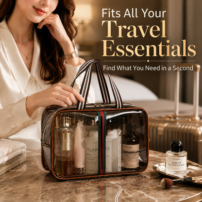 Clear Travel Makeup & Toiletry Bag💼