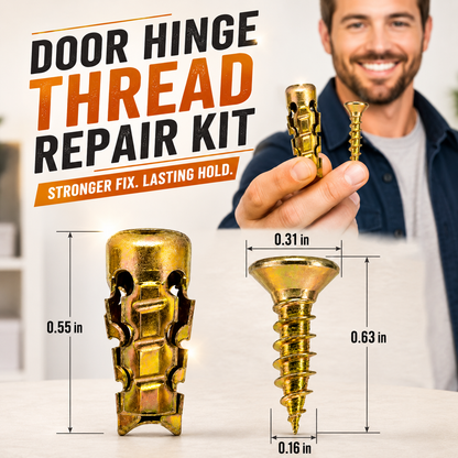 🛠️ Heavy-Duty Metal Wall Anchor & Screw Kit