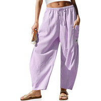 Light Purple White Plaid