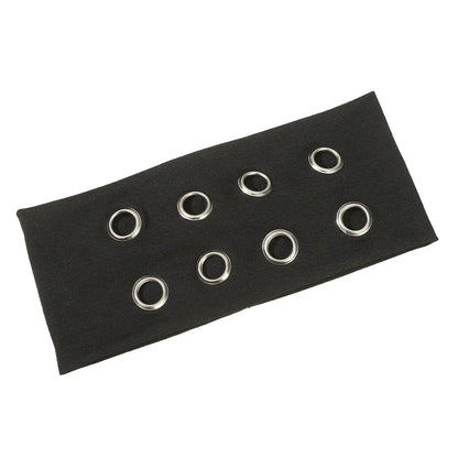 Hollow Out Metal Eyelets Elastic Headband
