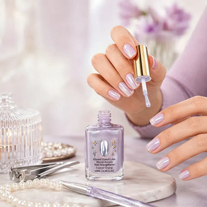 💅Lilac Glossy Mirror Nail Strengthener