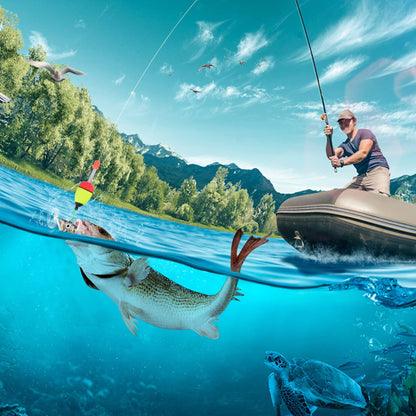 🎣Electric Robotic Fishing Lure with Auto-Swim & LED Attraction