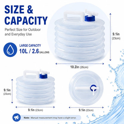 Collapsible Portable Water Container