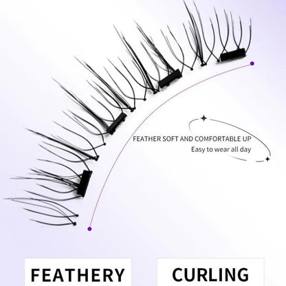 🎁 BUY 1 GET 1 FREE! ✨💗Reusable Magnetic Eyelashes with Applicator