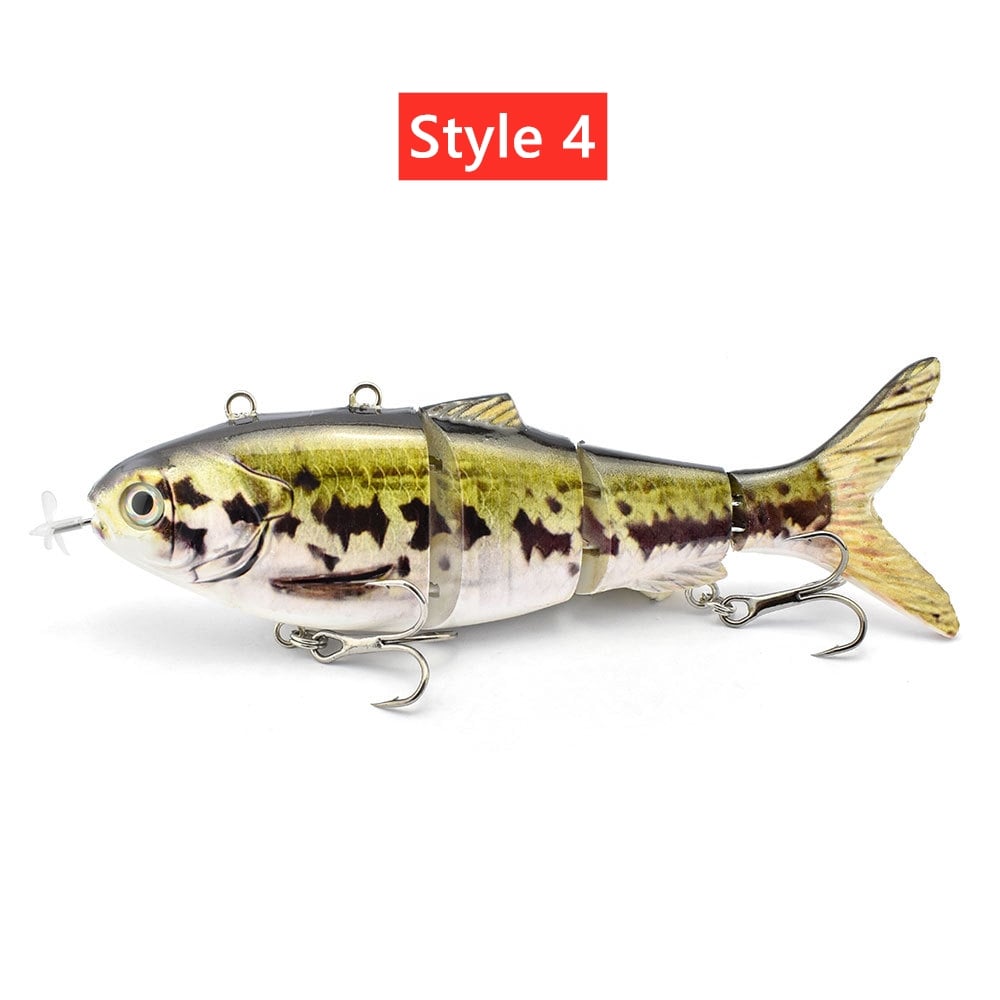 🎣Electric Robotic Fishing Lure with Auto-Swim & LED Attraction
