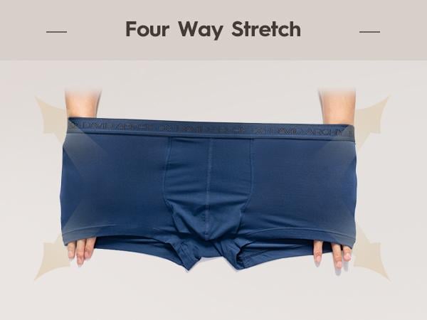 ⚡Hot Sales 49% OFF🔥Men's Dual Pouch Micro Modal Trunks - 4-Pack Basic 2.5in Spandex Natural Fabric Menswear