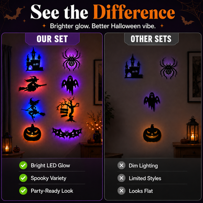 🎃 Halloween LED Glow Silhouette Light