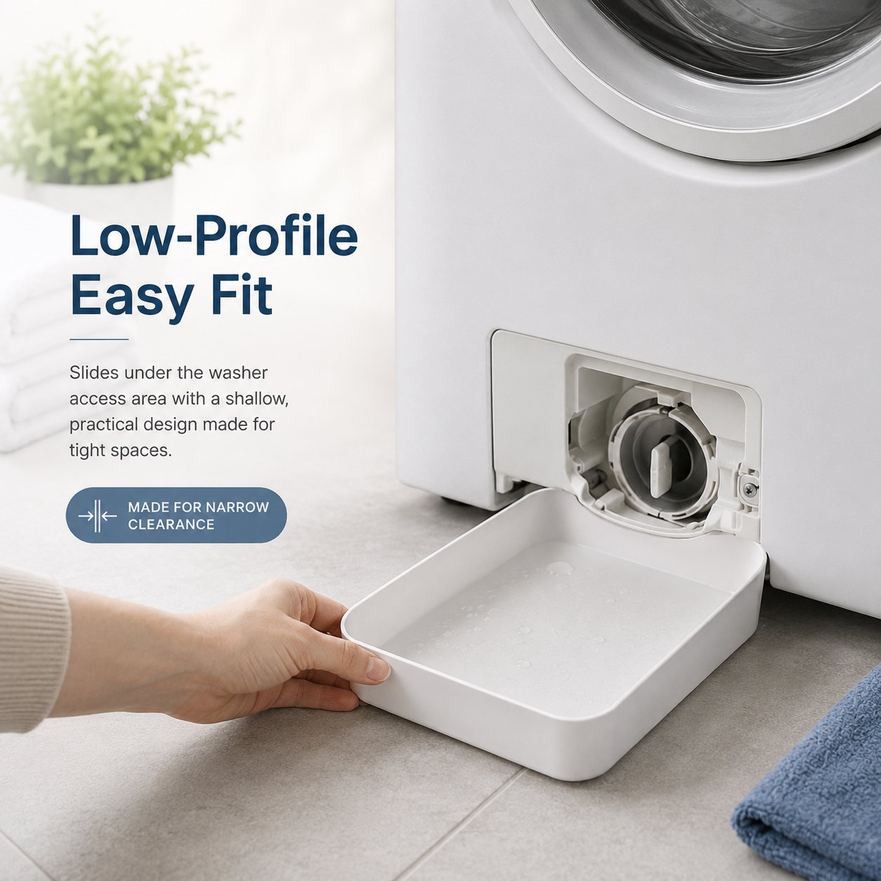 Washing Machine Drain Funnel and Drip Tray