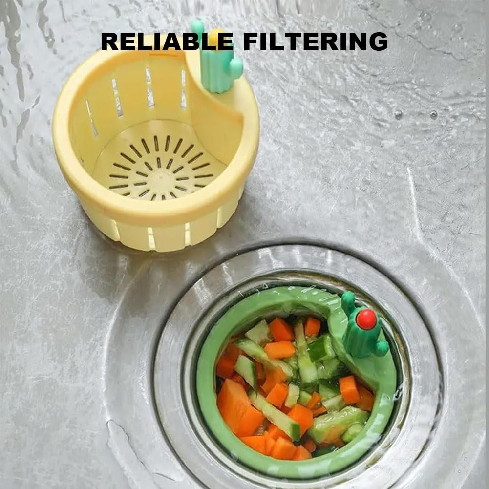🌵Cactus Kitchen Automatic Dumping Sink Filter