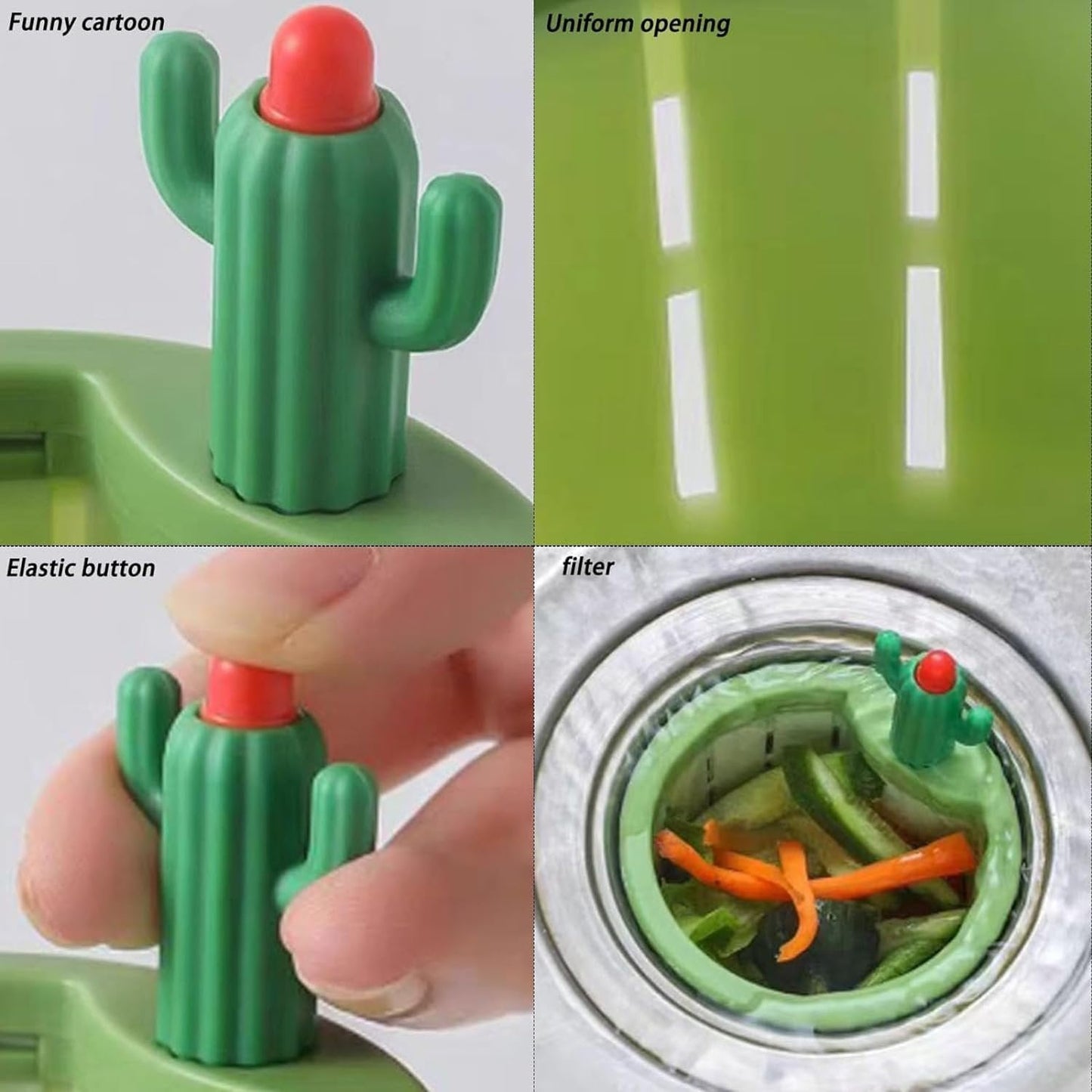 🌵Cactus Kitchen Automatic Dumping Sink Filter