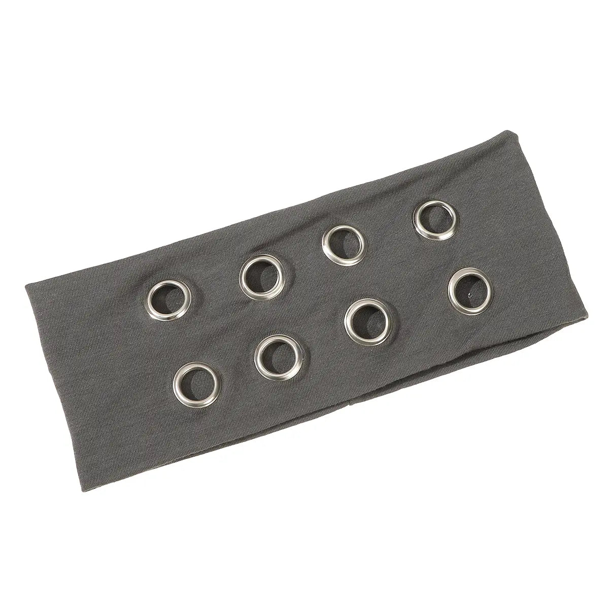 Hollow Out Metal Eyelets Elastic Headband