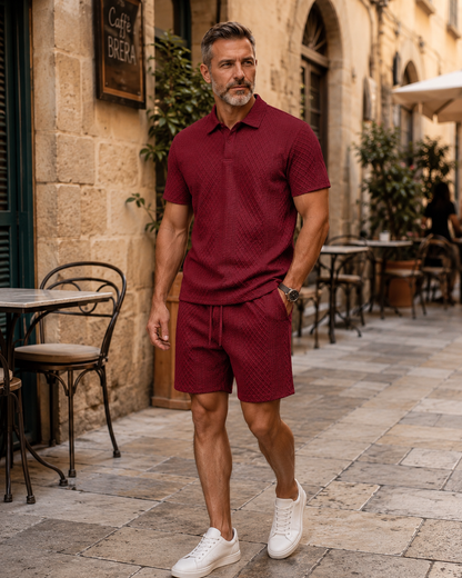 father-s-day-sale-men-s-2-pieces-casual-polo-shirt-and-shorts-set-3579