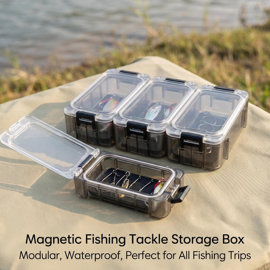 🎣Magnetic Waterproof Fishing Tackle Storage Box