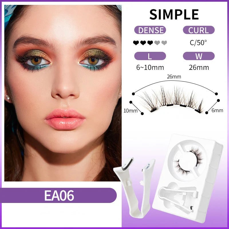 🎁 BUY 1 GET 1 FREE! ✨💗Reusable Magnetic Eyelashes with Applicator
