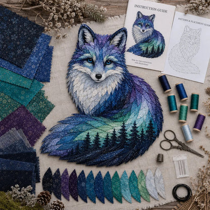 🎁Northern Lights Wildlife DIY Patchwork Kit