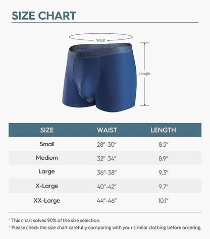 ⚡Hot Sales 49% OFF🔥Men's Dual Pouch Micro Modal Trunks - 4-Pack Basic 2.5in Spandex Natural Fabric Menswear