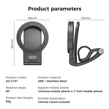 📱 Magnetic Car Phone Mount | 360° Adjustable Hands-Free Holder 🚗