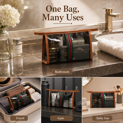 Clear Travel Makeup & Toiletry Bag💼