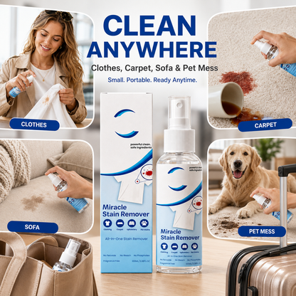 🌟 Stain Remover: Spray, Wipe, Gone.🧪