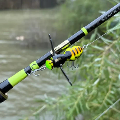 🔥💥 The Realest Sting: Bionic Wasp Topwater Lure [Must-Have] 🎣-Elite