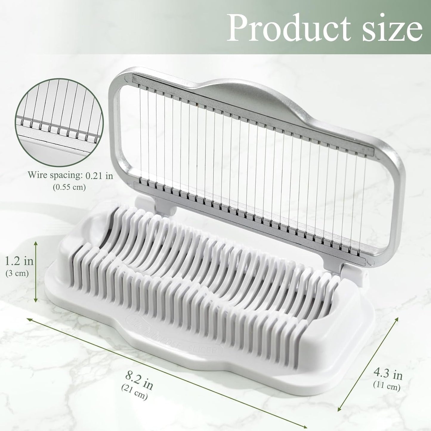 🔥LAST DAY 50% OFF🔥Egg Slicer for Hard Boiled Eggs Banana Slicer