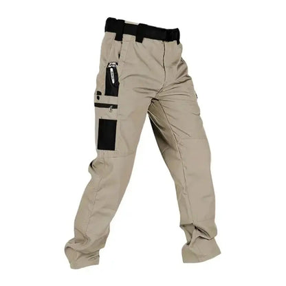 Men’s Waterproof Tactical Work Pants – Multi-Pocket Outdoor Hiking & Casual Pants