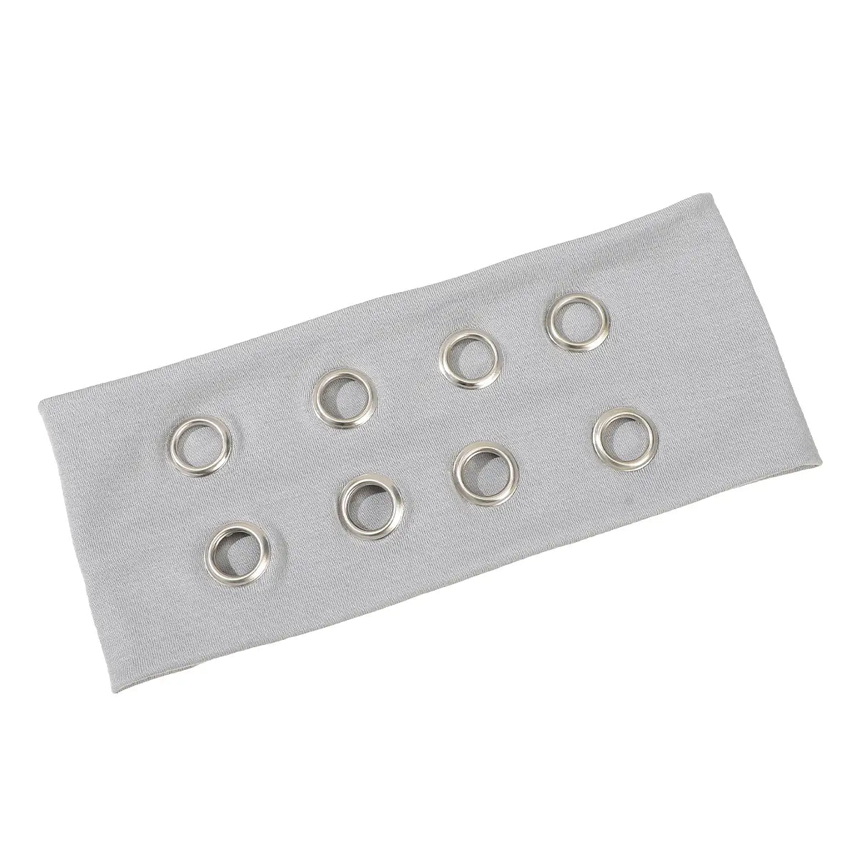 Hollow Out Metal Eyelets Elastic Headband