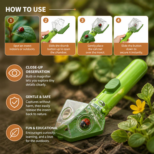 Kids Bug Catcher with 6X Magnifier